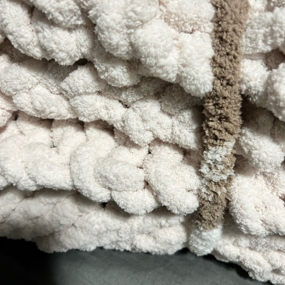 💌XXL King 💌New handmade Big knit chunky blanket BERNAT 🧶 - Picture 6 of 10